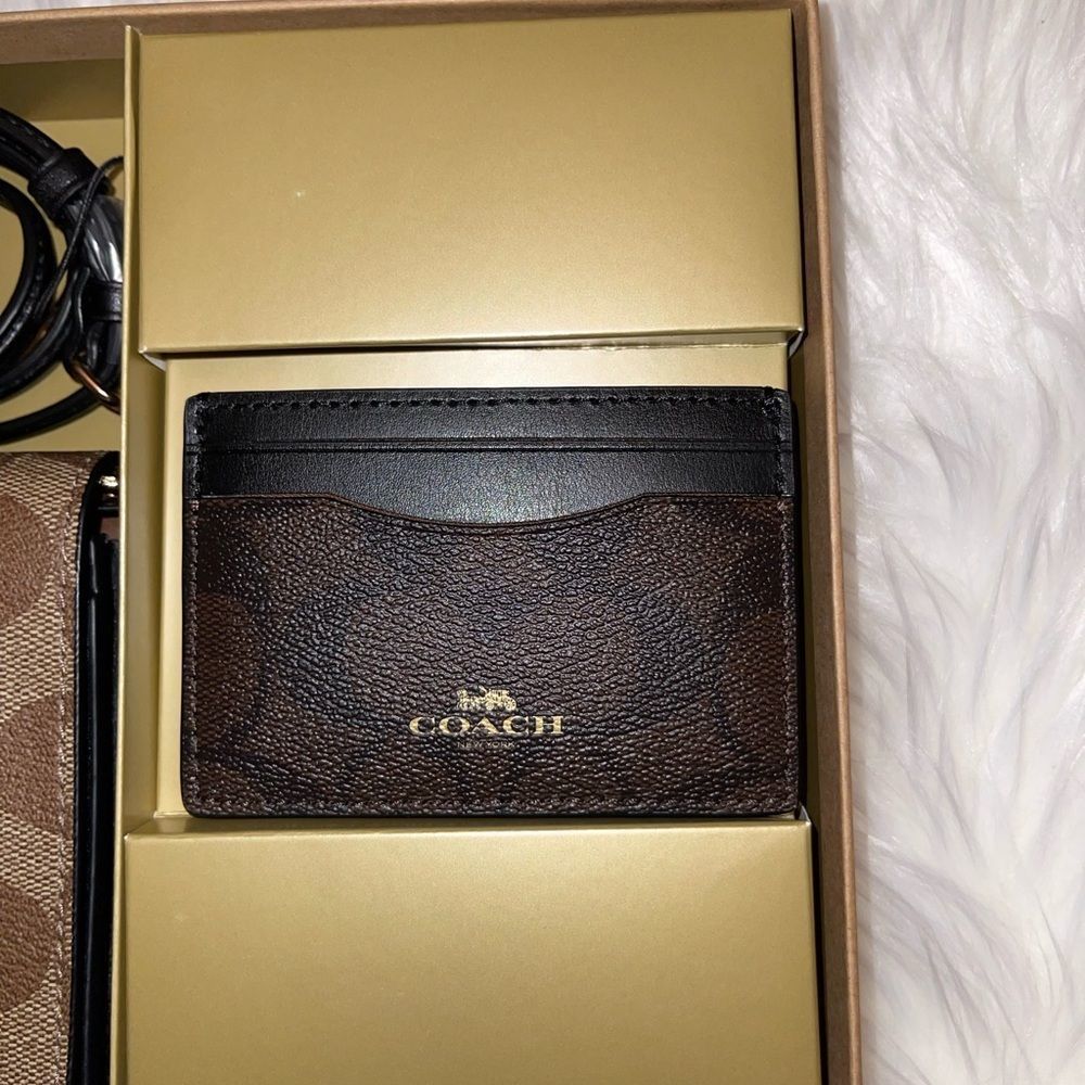 Anna Foldover Clutch Crossbody And Card Case Set - Picture 3 of 8